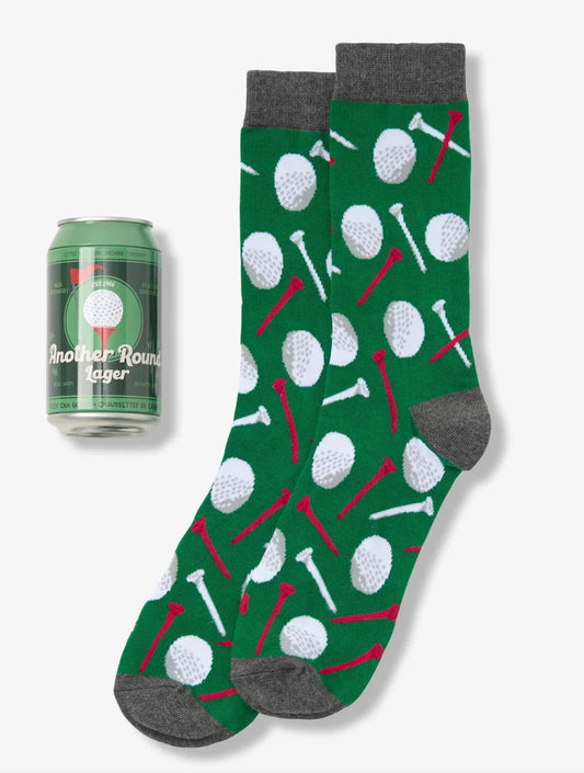 Hatley Men's Balls And Tees Beer Can Socks