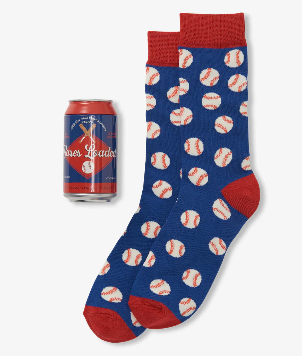 Hatley Bases Loaded Beer Can Socks