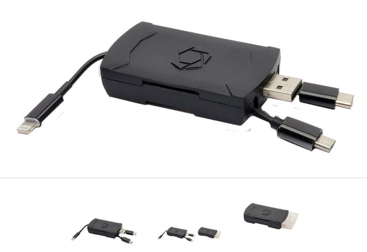 Stealth Cam STCQMCR QMCR 4-in-1 SD Card Reader Black