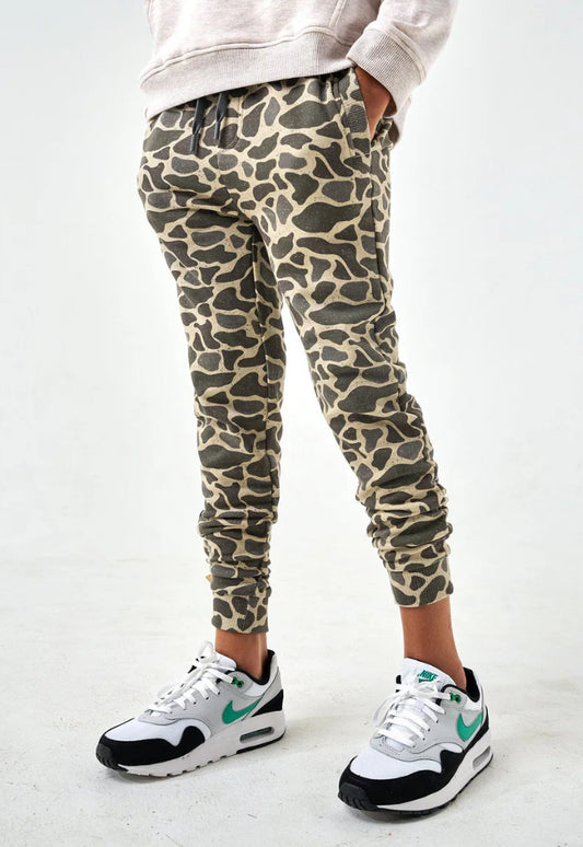 Burlebo Youth - Fleece Jogger - Classic Deer Camo