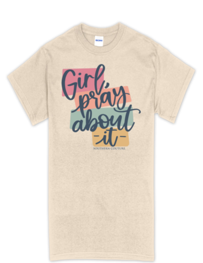 SC Soft Girl Pray About It front print-Natural