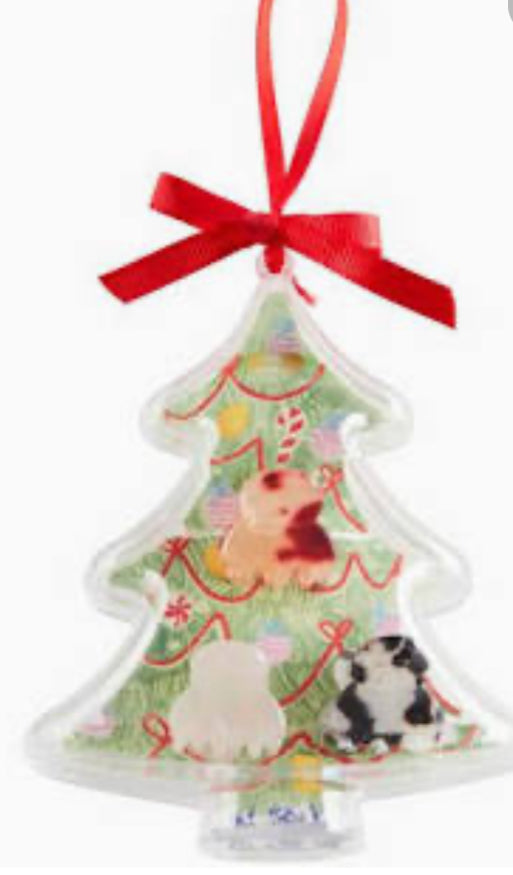 Mudpie Ornament Mini Claw Clip Set Green