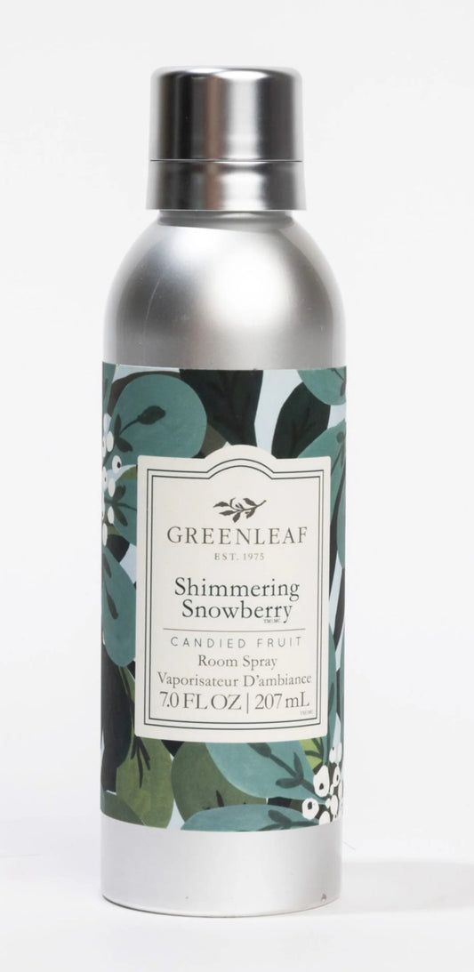 Greenleaf Shimmering Snowberry Room Spray