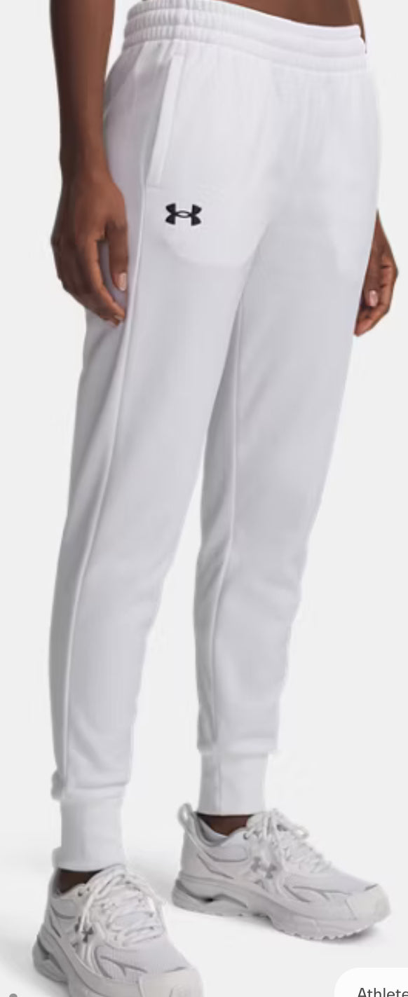 Under Armour Fleece Jogger White