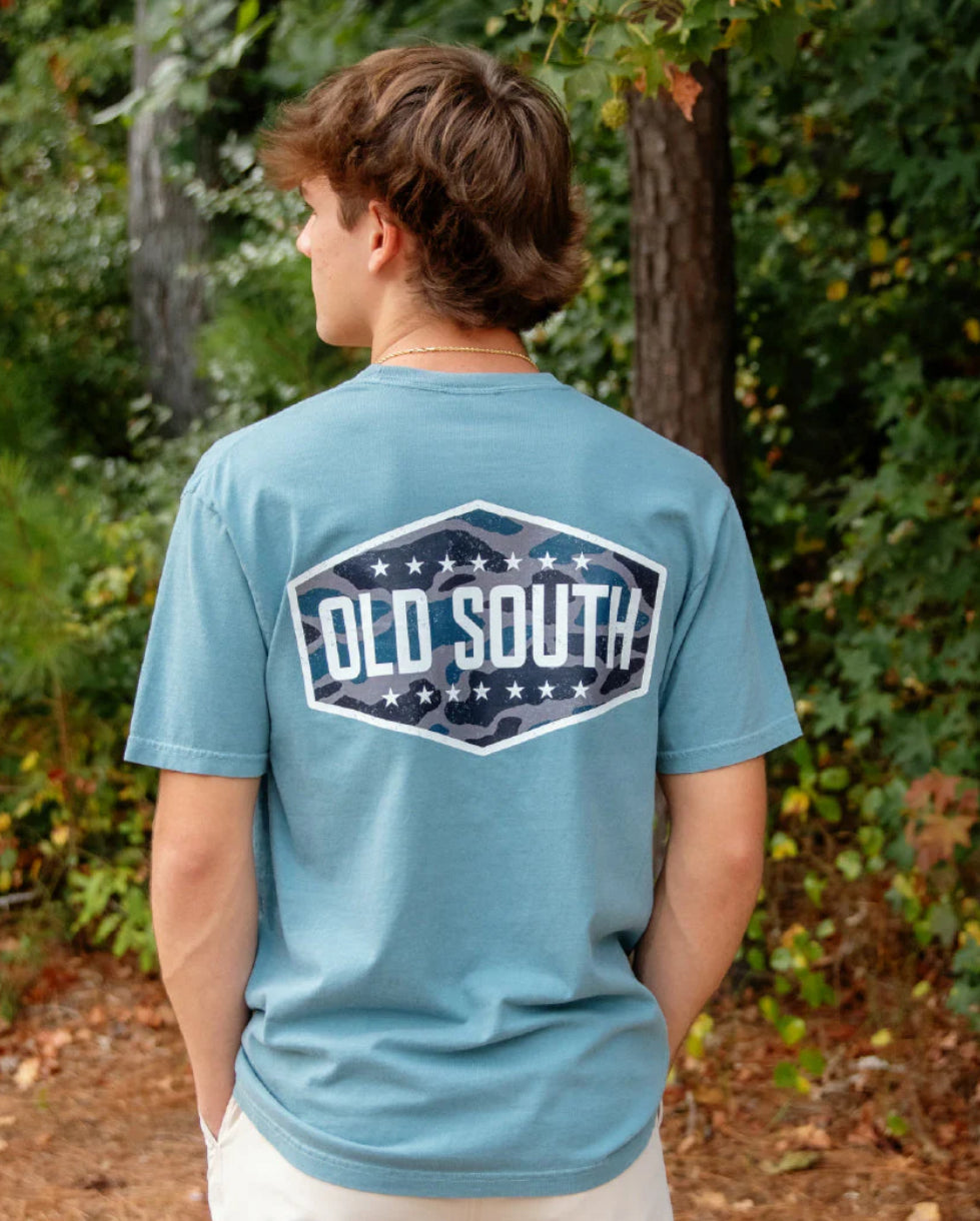 Old South Blackout Camo Logo - Short Sleeve