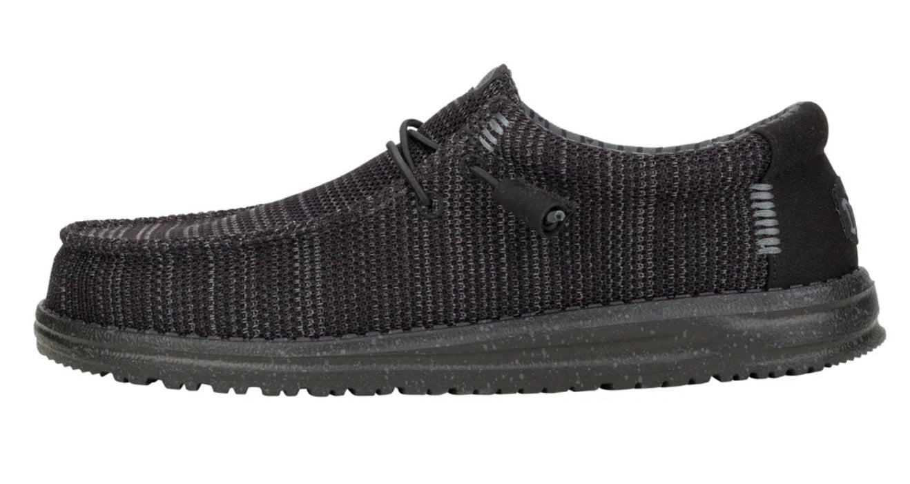 Heydude Wally Stretch Sox Black/Black. 41898