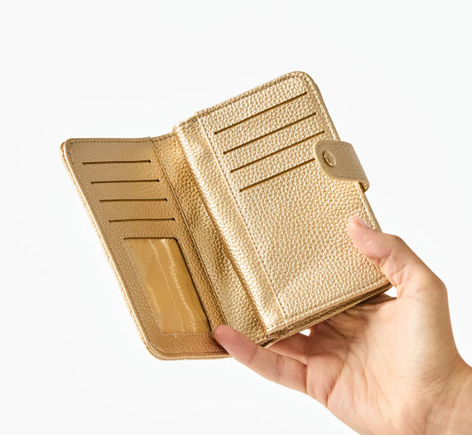 Mary Square Essential Wallet Champagne