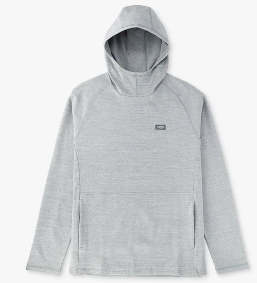 Aftco Coastal Layer Hoodie Steel Heather W63209