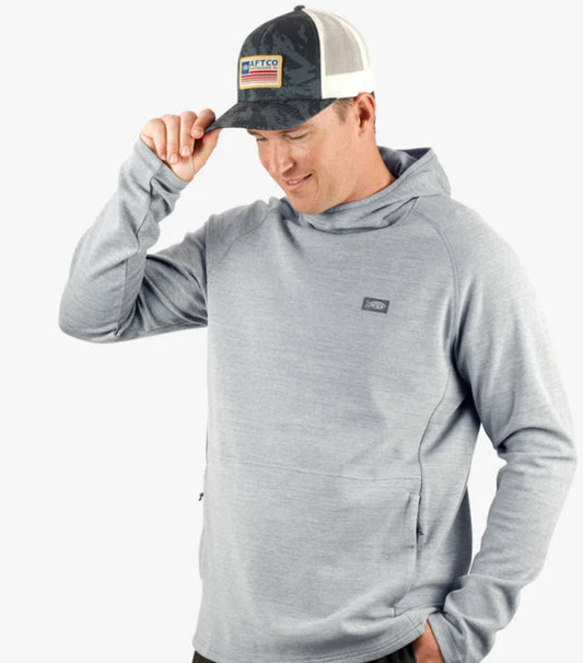 Aftco Coastal Layer Hoodie Steel Heather W63209