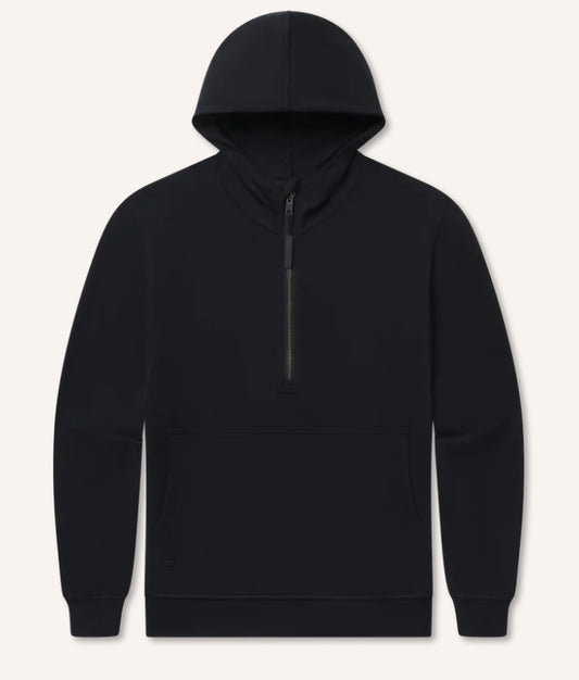 Southern Marsh Angie Active Half Zip Hoodie Black