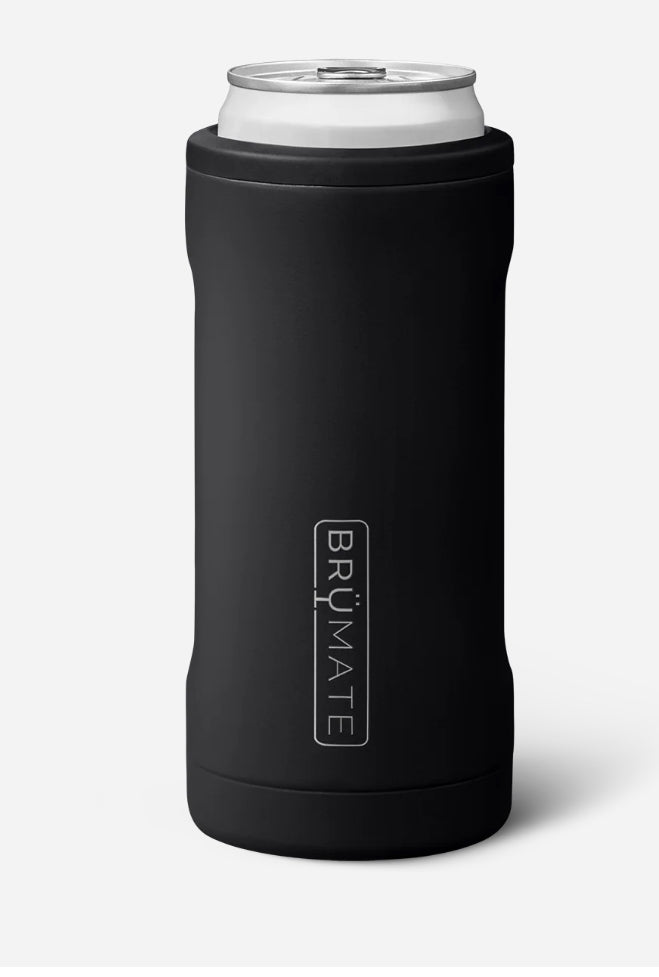 Brumate Hopsulator Slim Matte Black | 12oz Slim Cans