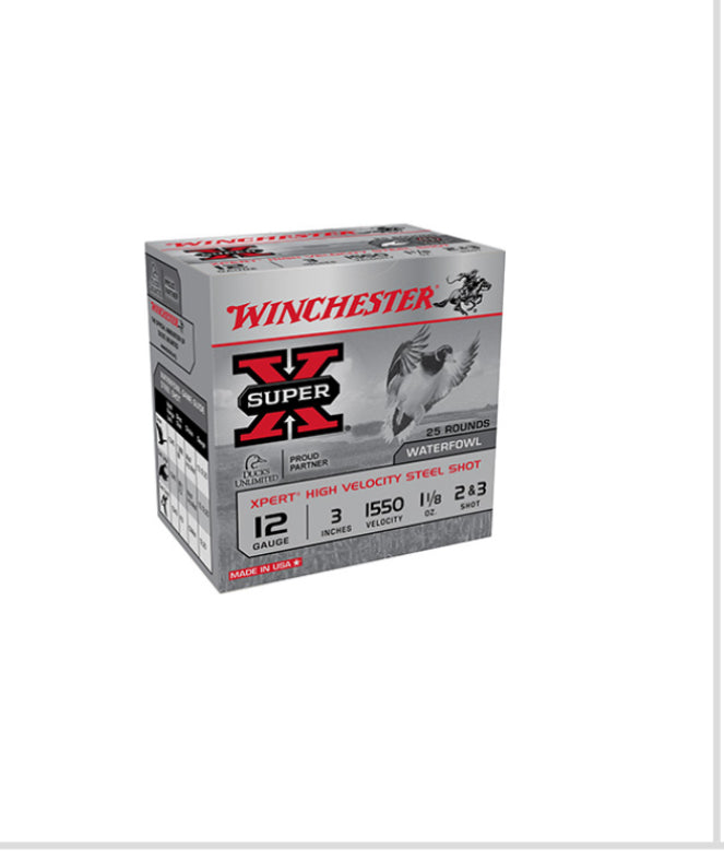Winchester Ammo WEX12323 Super X Xpert 12Gauge 3" 1 1/8oz 2/3Shot 25 Per Box