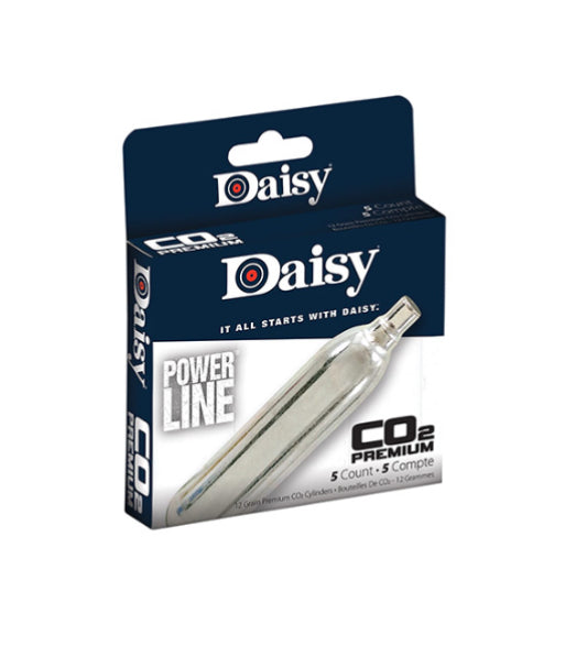 Daisy 997580611 Powerline CO2 Cylinder 12gram 5/Pack