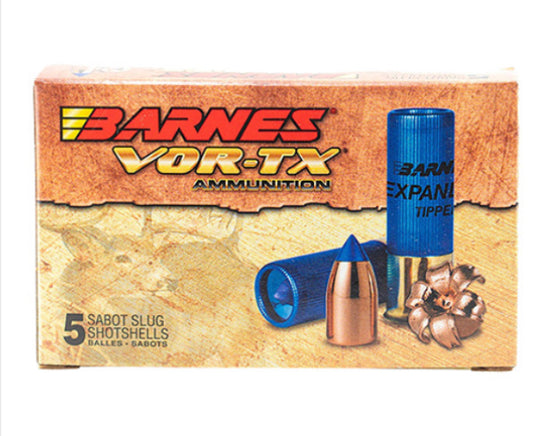 Barnes Bullets 20737 12Gauge 3" 5 Per Box
