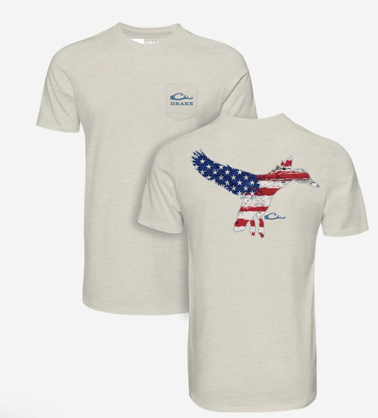 Drake Americana Flying Duck Tee SS Coconut DT9877