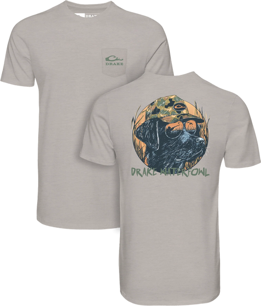 Drake Pop Art Old School Lab T Wind Chime Lt Hthr DT9571