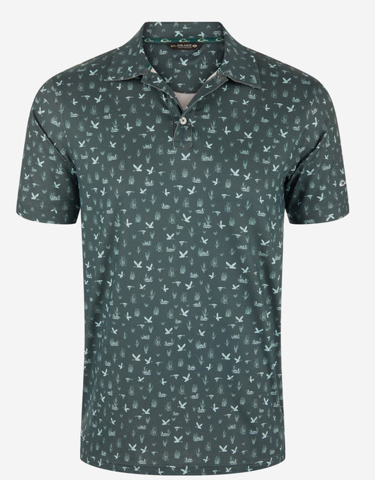 Drake Polo Marsh Duck Rainforest Green  DS4105