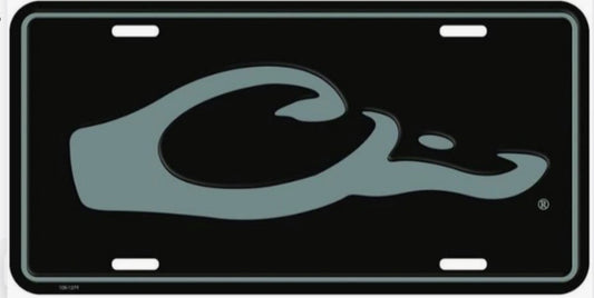 Drake Logo License Plate Black DW80122