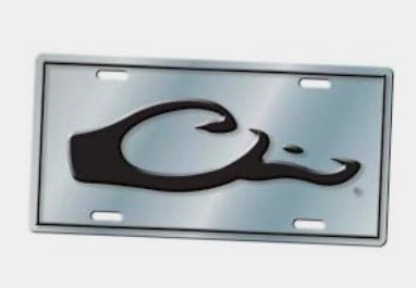 Drake Logo License Plate Silver Dw80122