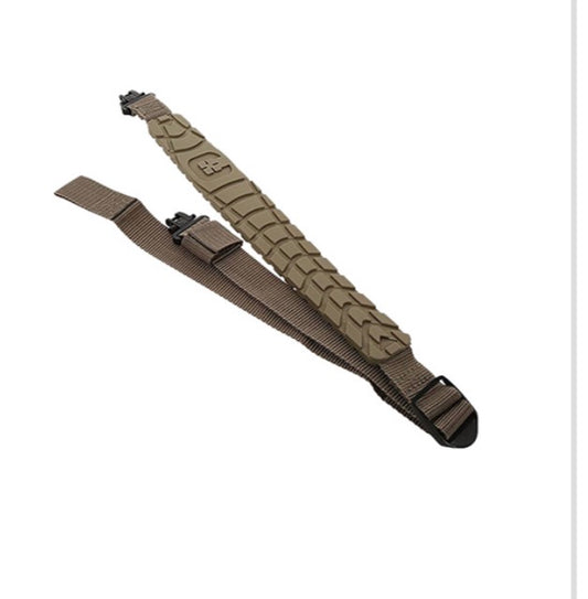 Caldwell 1131996 Max Grip Slim Sling Flat Dark Earth 20"- 41" OAL Adjustable Rifle