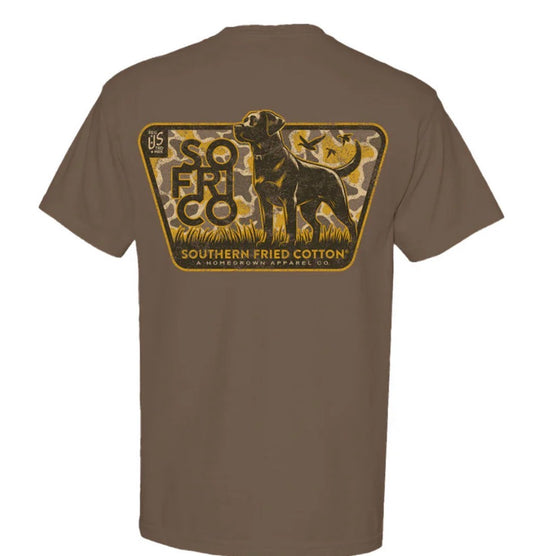Southern Fried Cotton SS Duck Camo SFM12280 Espresso