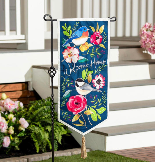 Evergreen Welcome Home Songbirds Everlasting Impression Textile Décor