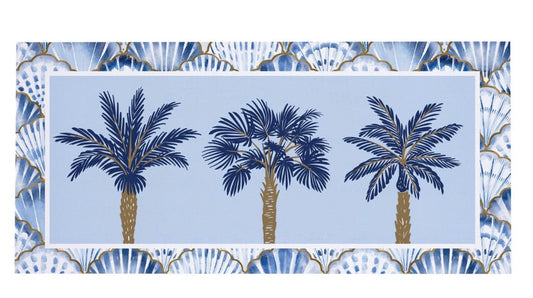 Evergreen Blue Coastal Palm Trees Sassafras Switch Mat