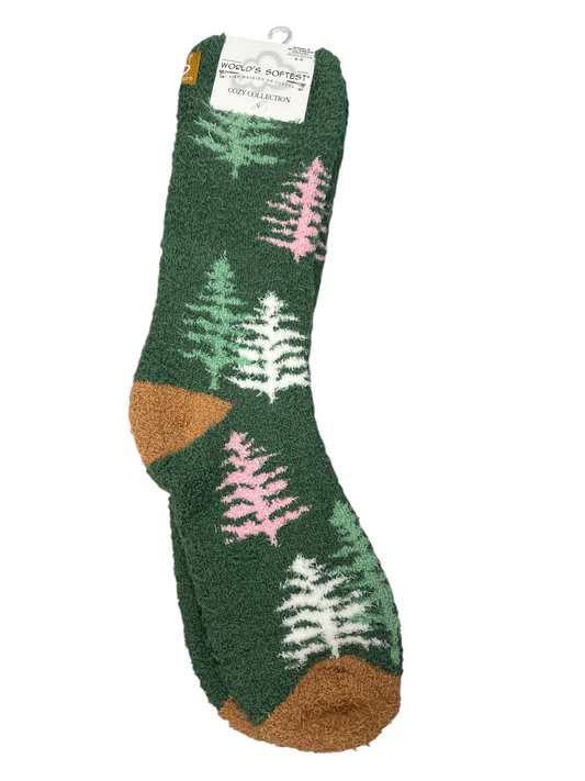 Crescent Sock Green Woods 76559