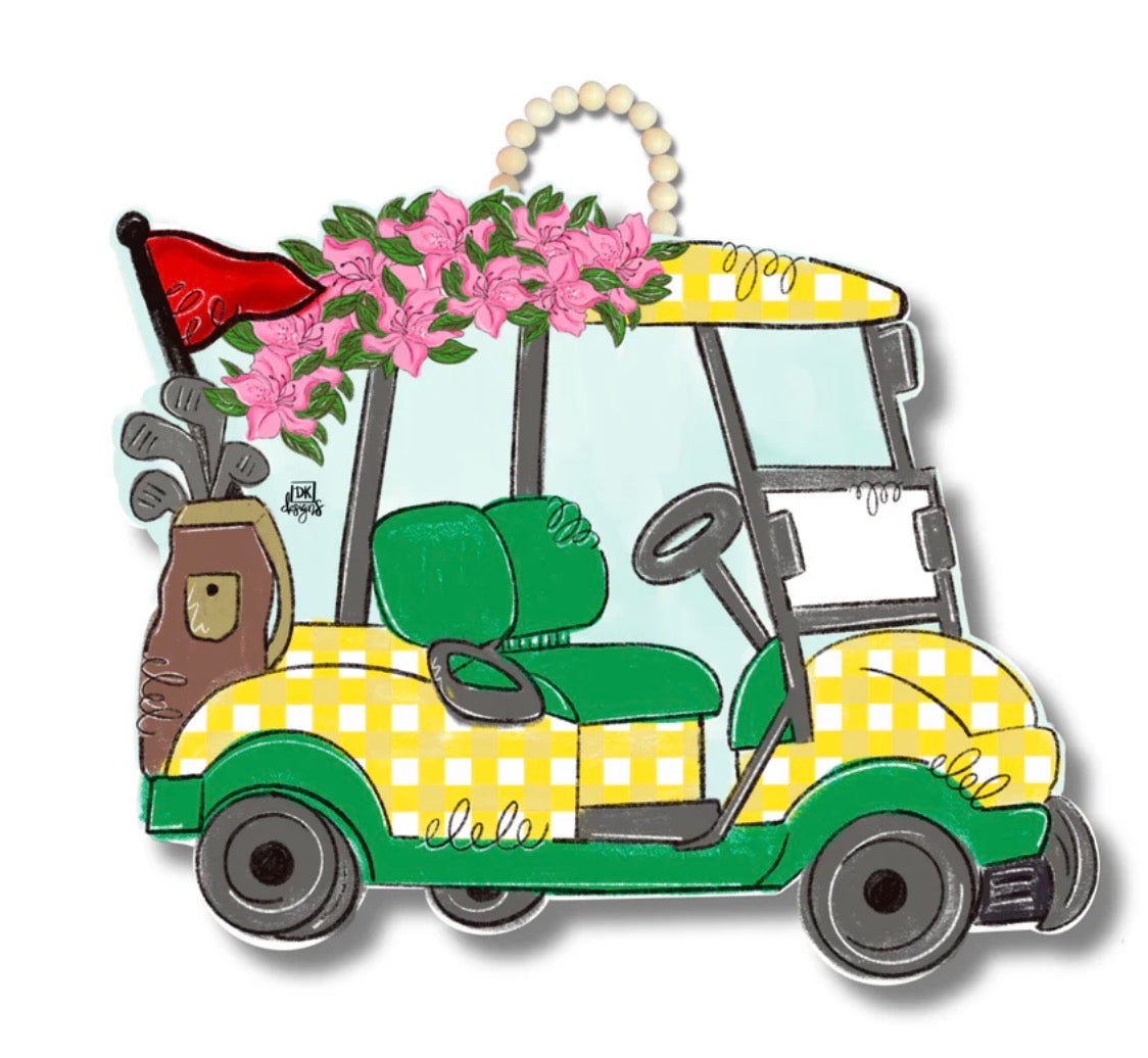 Dk Designs Azalea Golf Cart Door Hanger