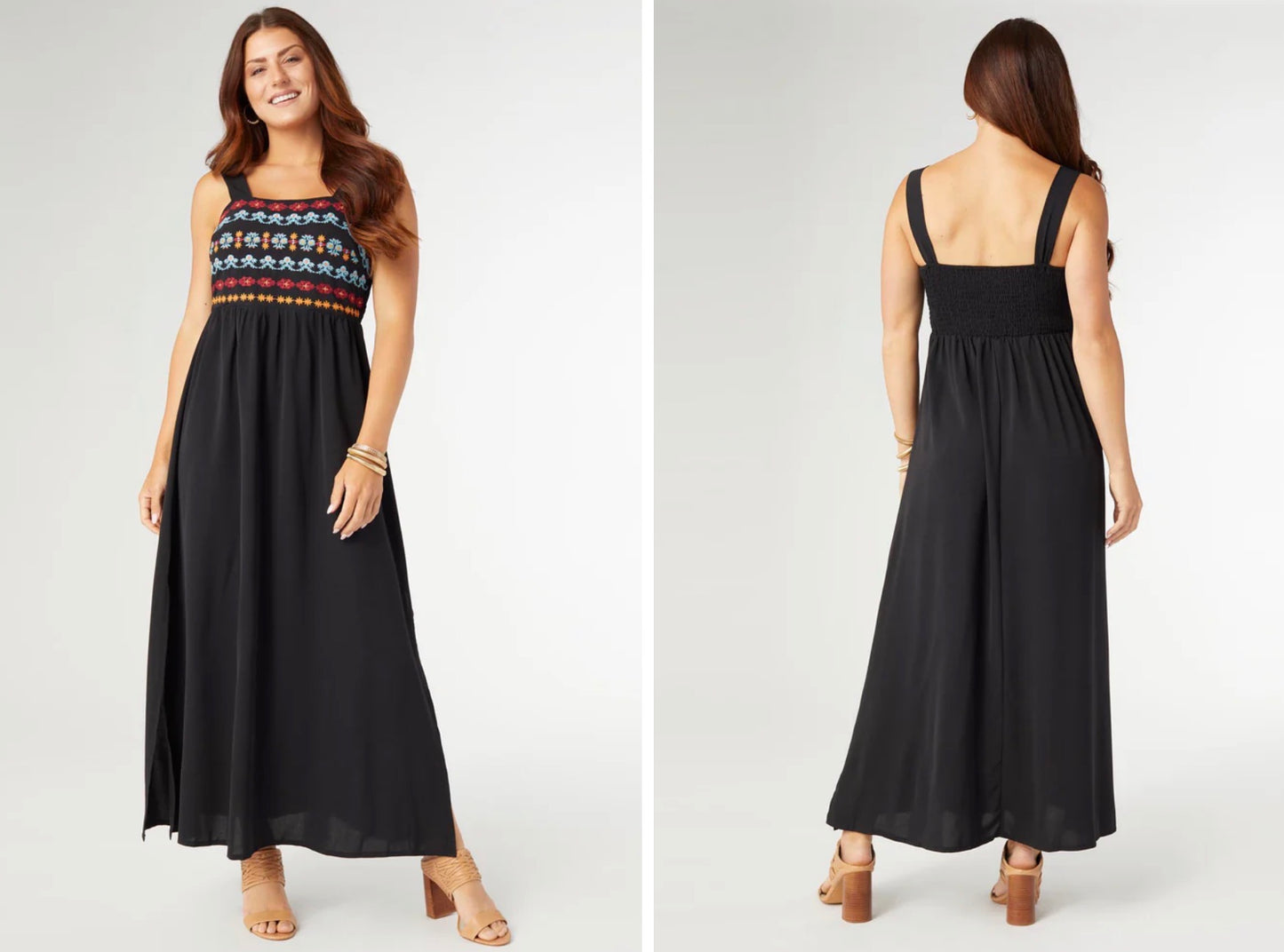 Coco + Carmen SARAH SLEEVELESS EMBROIDERED DRESS