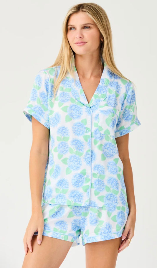 Mary Square Short Set Charlotte Summerfair Blue