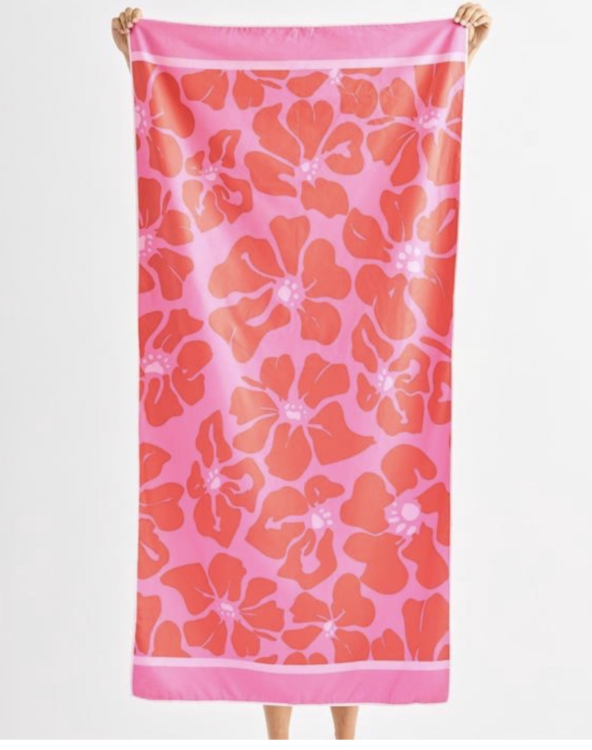 Mary Square Quick Dry Beach Towel Garden Samba