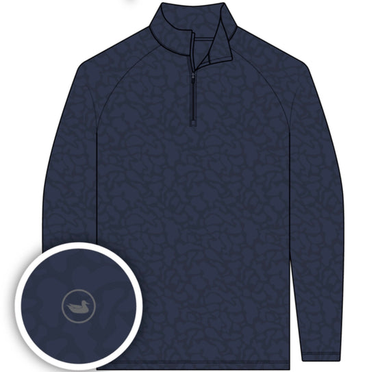 Southern Marsh Sagaponack Performance Quarter-zip - Camo