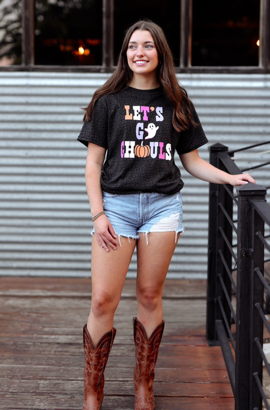 JB GTGA- Let’s Go Ghouls - All Over Print S/S Tee - Black