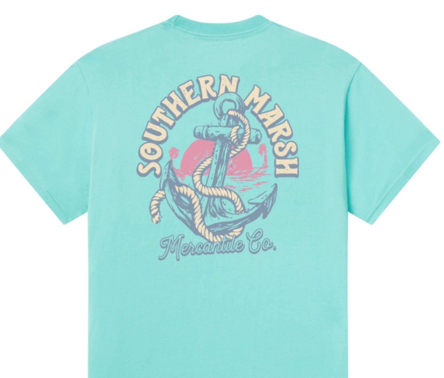 Southern Marsh Anchor Down Tee Antigua Blue