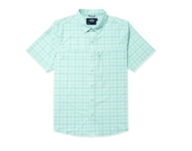 Aftco  Seabreeze Tech SS Shirt Aqua Glass