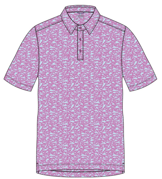 Aftco  Boatbar Polo Wild Rose