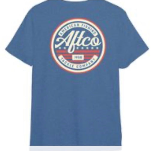 Aftco United Azure Heather Tee