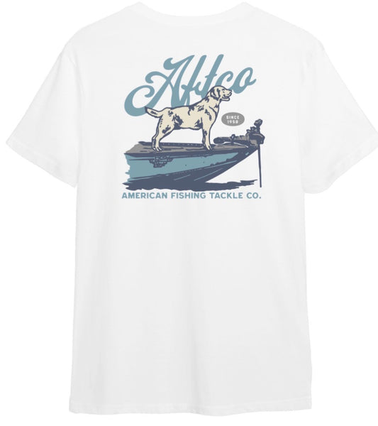 Aftco Co Pilot White Tee