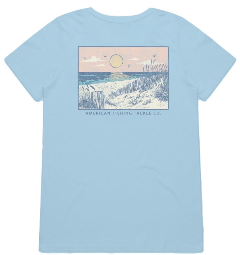 Aftco Morning View Light Blue Tee