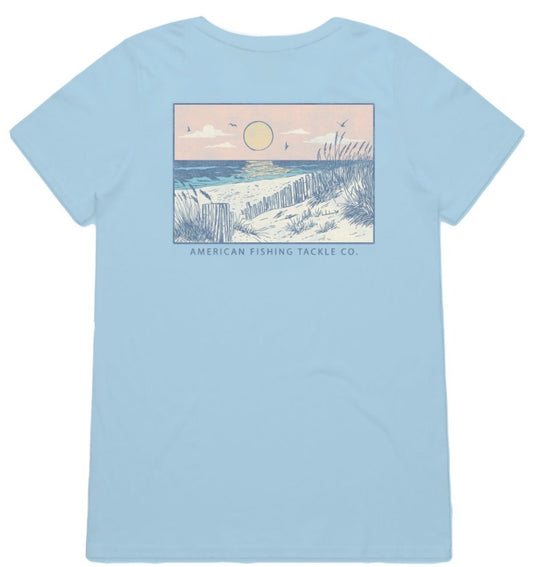 Aftco Morning View Light Blue Tee