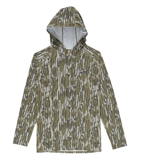 Aftco Mossy Oak Performance Hoodie Green Leaf