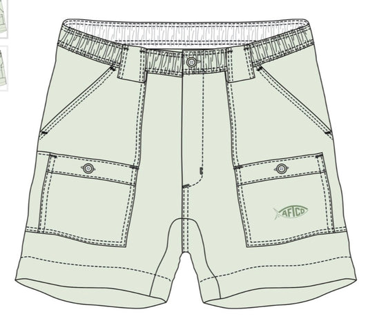 Aftco Original Fishing Short  Mist