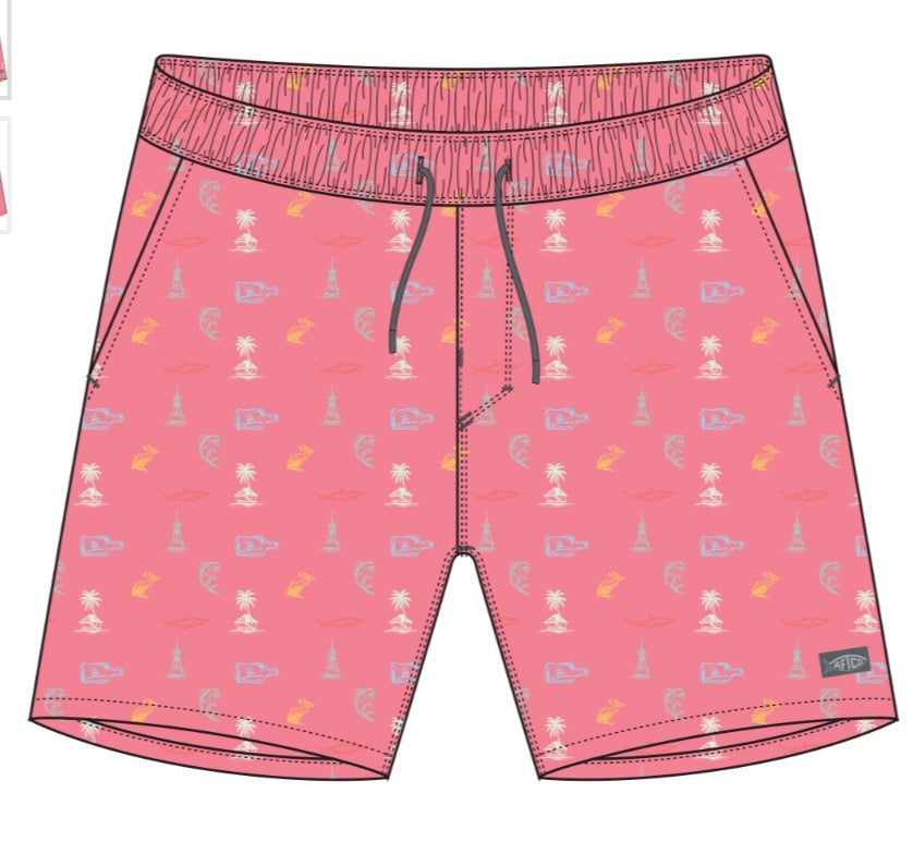 Aftco Strike Short Printed Conch
