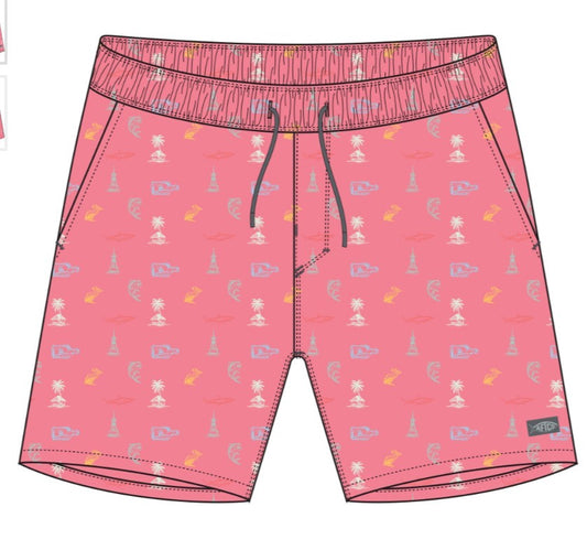 Aftco Strike Short Printed Conch