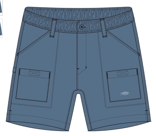 Aftco Flex 01 Shorts Captains Blue