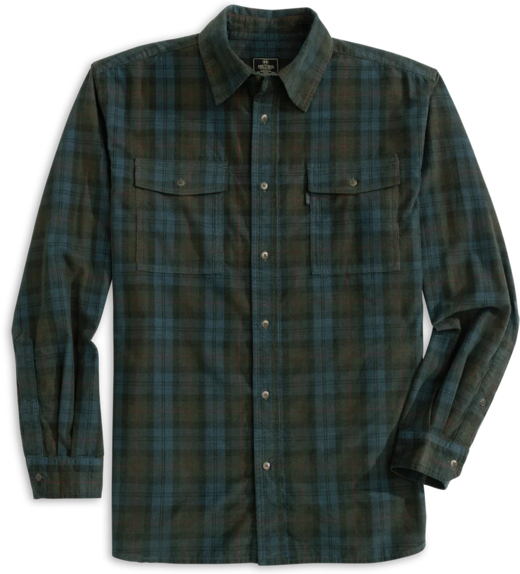 Heybo Darden Corduroy Shirt Midnight