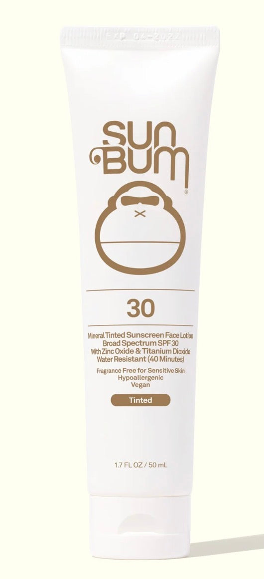 Sun Bum Mineral SPF 30 Tinted Sunscreen Face Lotion