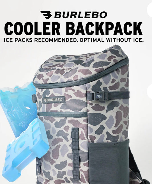 Burlebo Cooler Backpack - Classic Deer Camo