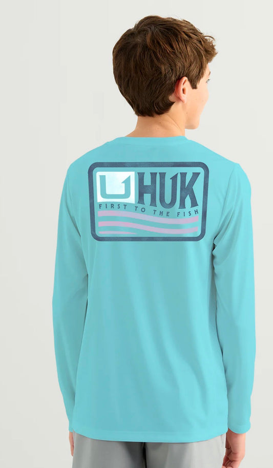 Huk KIDS PURSUIT BORN WAVE PERFORMANCE CREW